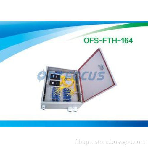 Wall Mounted Cabinet Single Fiber Optic Termination Box 24